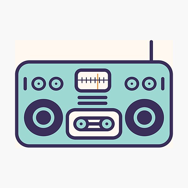 I am a boombox. Photographic Print