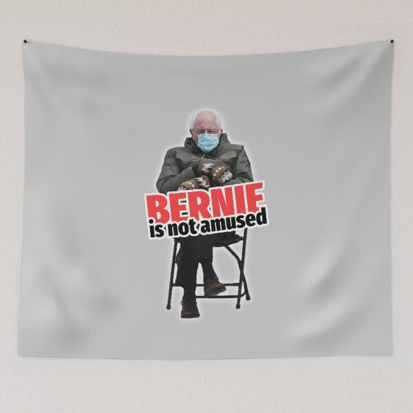 Item preview, Bernie is not amused designed and sold by beagleson.