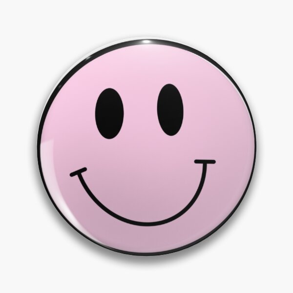 Item preview, pink smiley face designed and sold by feliciadesigns.