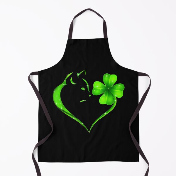 Item preview, Shamrock Heart Black Cat Patricks Day designed and sold by SeanRichar.
