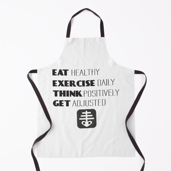Item preview, Eat Healthy Exercise Daily Think Positively Get Adjusted designed and sold by 4AllTimes.
