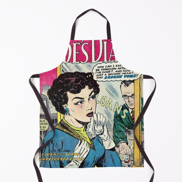 Item preview, Brides Diary Retro Vintage Comic Book Cover Art designed and sold by LittleIconShop.
