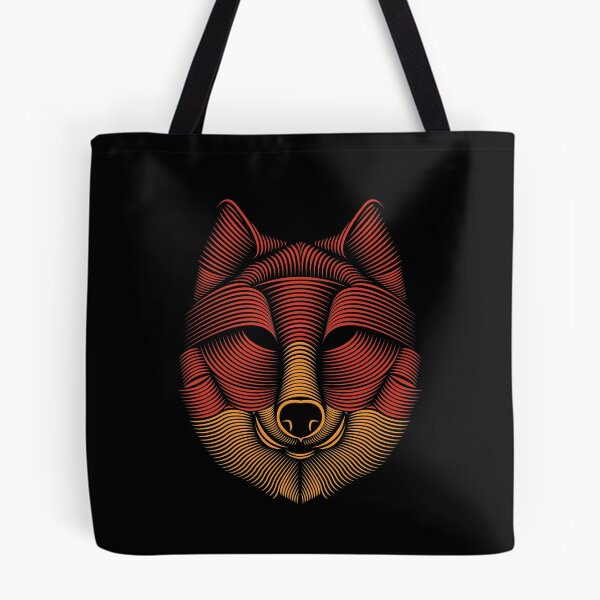 Item preview, Retro Ceremonial Native Fox mask designed and sold by aMortalArtist.