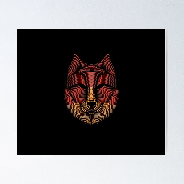 Item preview, Retro Ceremonial Native Fox mask designed and sold by aMortalArtist.