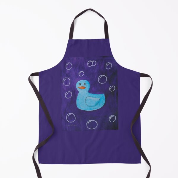 Item preview, Light Blue Rubber Duckie Painting designed and sold by Caseymakesart.