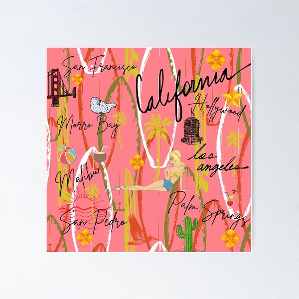 Item preview,  Mid-Century Girl California Art designed and sold by concettaellis.