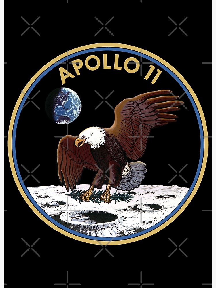 Discover Apollo 11 Insignia - NASA Premium Matte Vertical Poster