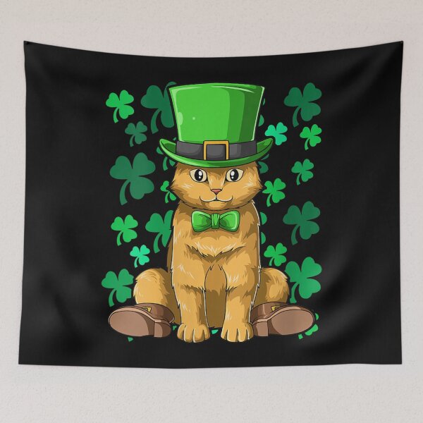 Item preview, Womens St Paddys Day Leprechaun Cat Irish Cat St Patricks Day Cat designed and sold by sellexxf69.