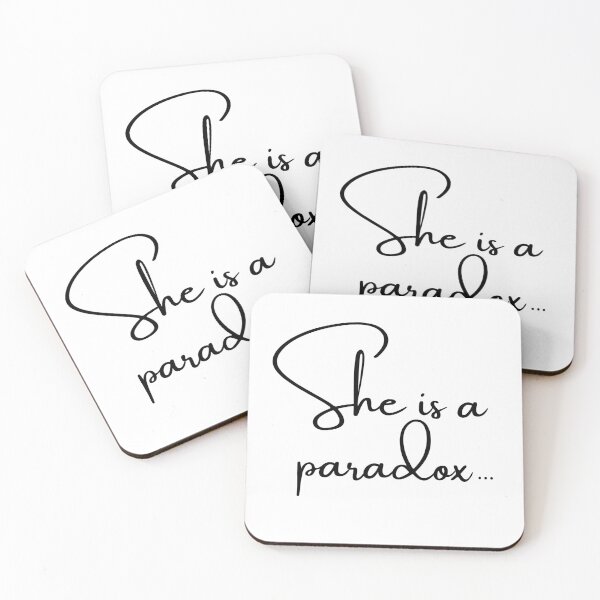 Item preview, She Is A Paradox designed and sold by ThePeanutSeries.