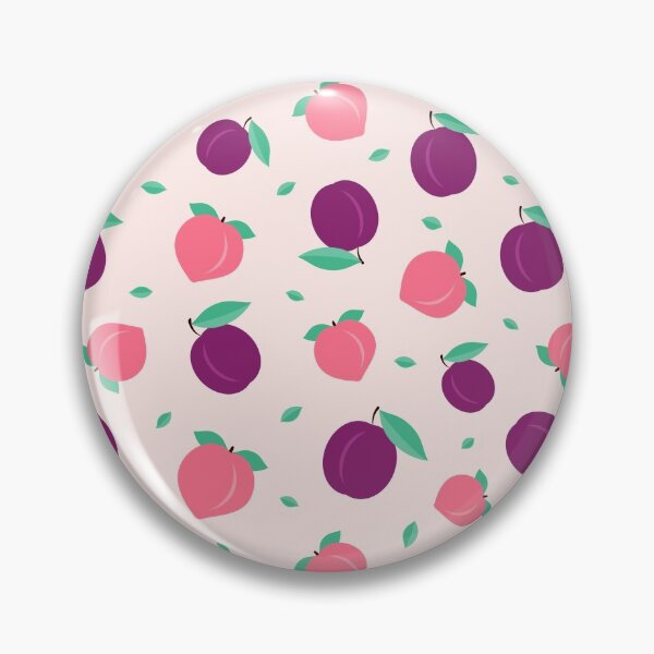 Item preview, Cute Peach and Plum Pattern designed and sold by ButterandCheese.