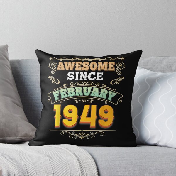 Item preview, Awesome Since February 1949 72 Year Old 72nd Birthday Legend designed and sold by shirleyfinley.