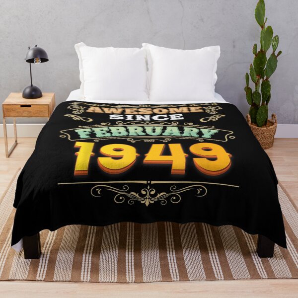 Item preview, Awesome Since February 1949 72 Year Old 72nd Birthday Legend designed and sold by shirleyfinley.