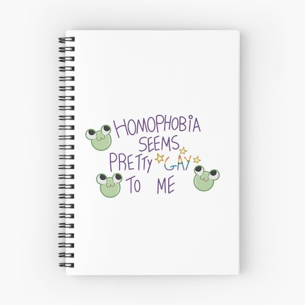 Item preview, Homophobia seems pretty gay to me  designed and sold by Planet-froggie.