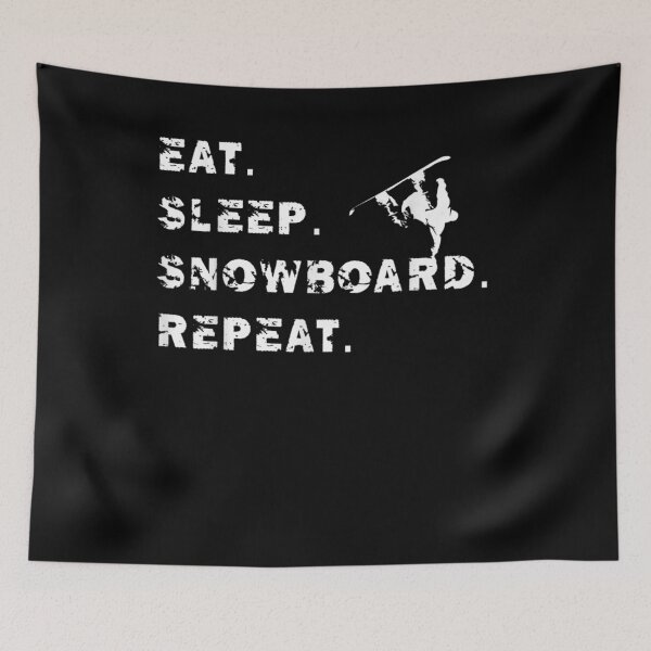 Item preview, Eat Sleep Snowboard Repeat Funny Snowboarder Enthusiast designed and sold by shirleyfinley.
