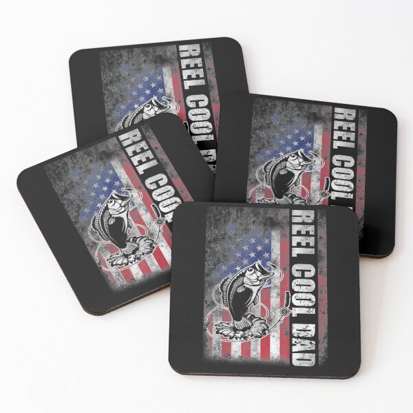 Item preview, Reel Cool Dad Vintage American Flag Fishing Gift designed and sold by shirleyfinley.