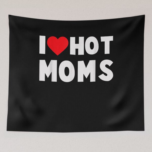 Item preview, I Love Hot Moms Heart Funny Man Or Dad Gift designed and sold by shirleyfinley.