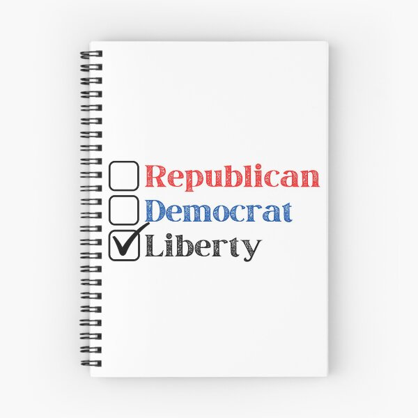 Item preview, Republican - Democrat - Liberty (Light Background Version) designed and sold by BattleMtnArmory.