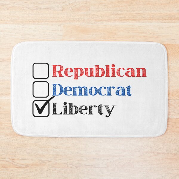 Item preview, Republican - Democrat - Liberty (Light Background Version) designed and sold by BattleMtnArmory.