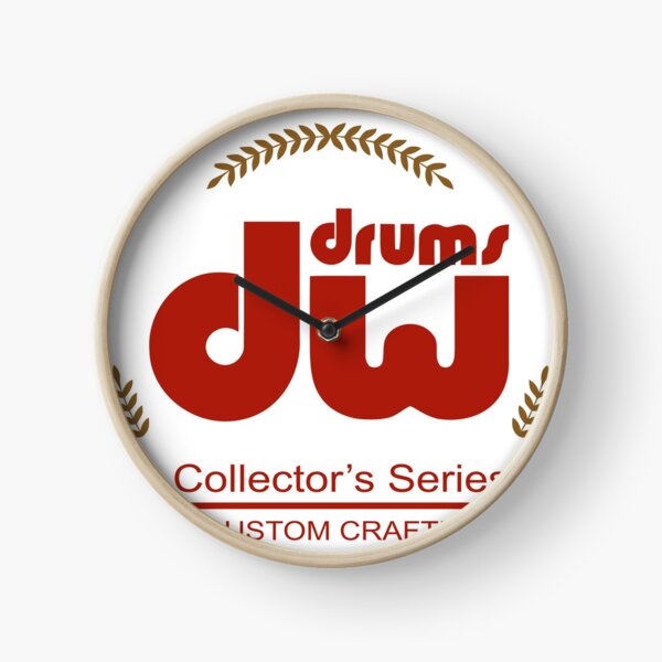 DW Drums Drum Workshop Collector's Series Red Clock
