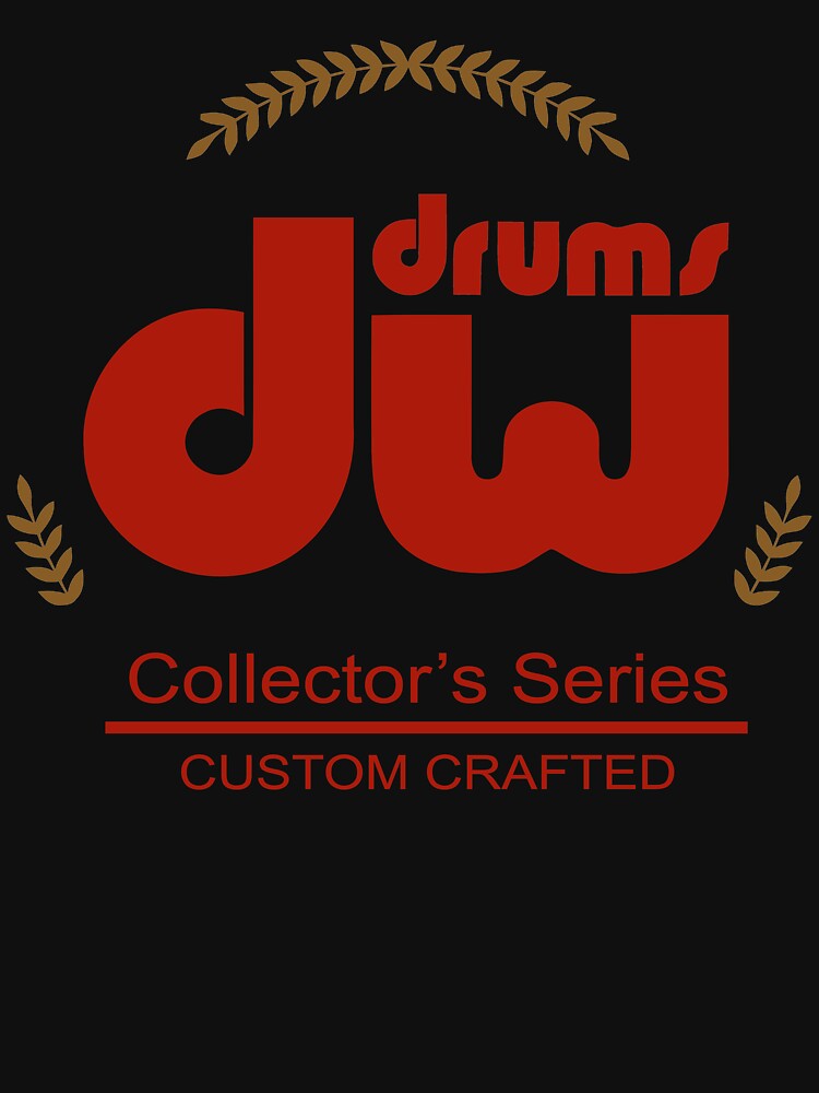 "DW Drums Drum Collector's Series Red" Tshirt for Sale by Redbubble
