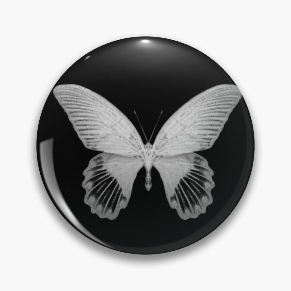 Item preview, grey vintage butterfly design  designed and sold by hannahhamo.