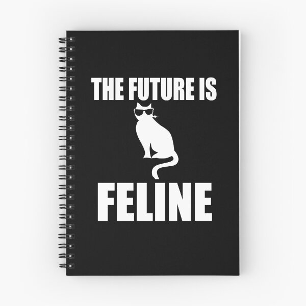 Item preview, The Future is Feline designed and sold by HoneyBadgerBox.