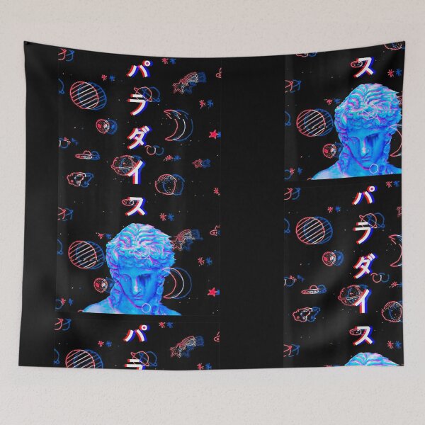 Item preview, David Aesthetic Vaporwave Japanese Futurism Anime Retro designed and sold by RyanWillsonn.