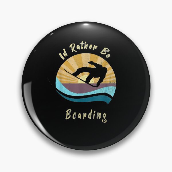 Item preview, I'd Rather Be Boarding Snowboarding Vintage designed and sold by shirleyfinley.