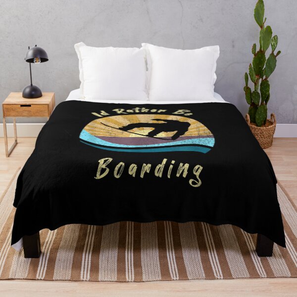 Item preview, I'd Rather Be Boarding Snowboarding Vintage designed and sold by shirleyfinley.