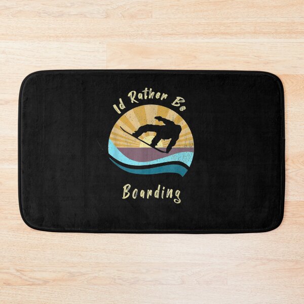 Item preview, I'd Rather Be Boarding Snowboarding Vintage designed and sold by shirleyfinley.
