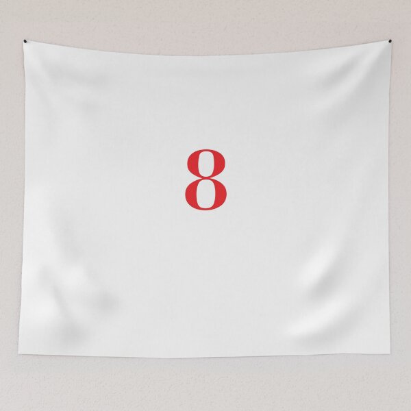Item preview, Red Number 8 designed and sold by MitokDesignShop.