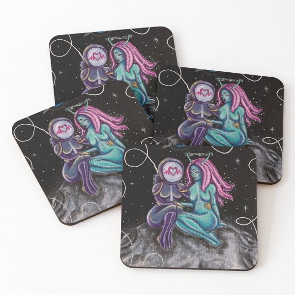 Item preview, Alien Astronaut Love  designed and sold by Dee Creates Art .