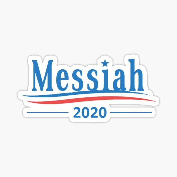 messiah college pixel script sticker Sticker for Sale by Rocky