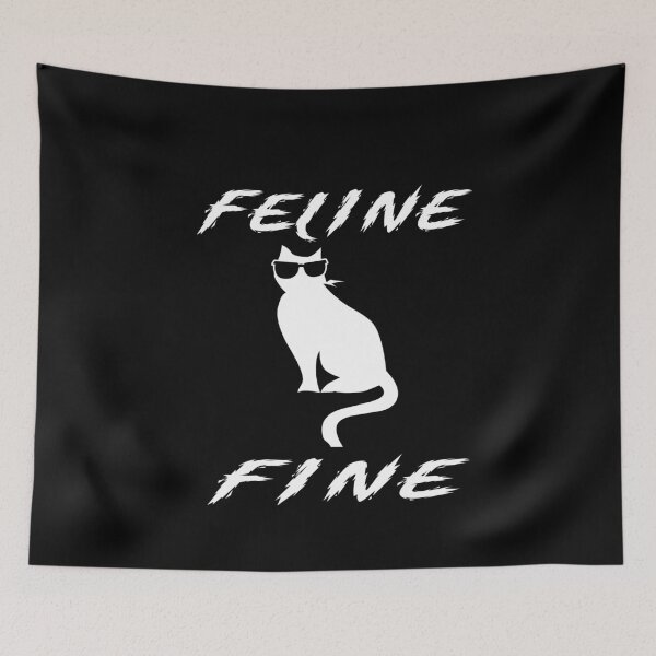 Item preview, Feline Fine designed and sold by HoneyBadgerBox.