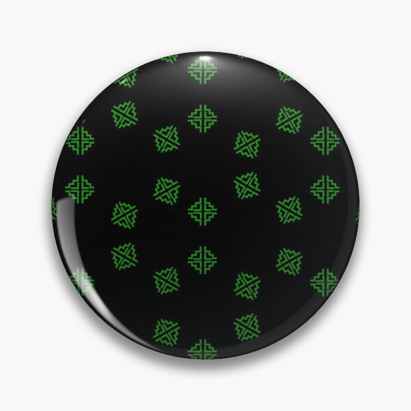Item preview, Hmong Cross Stitch Green 1 designed and sold by HmongDesignsByM.