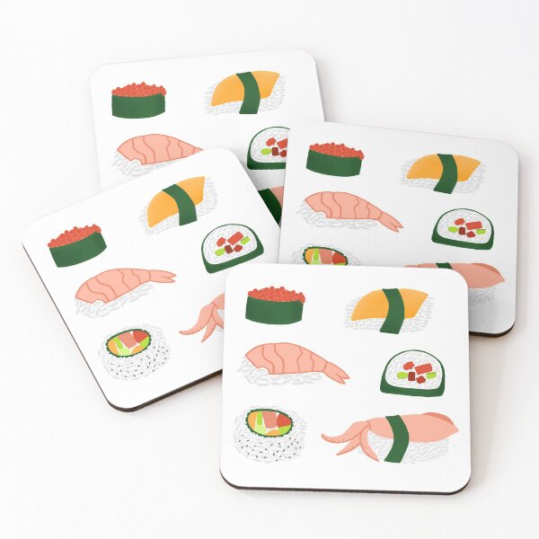 Item preview, Sushi pattern designed and sold by JWDesignCo.