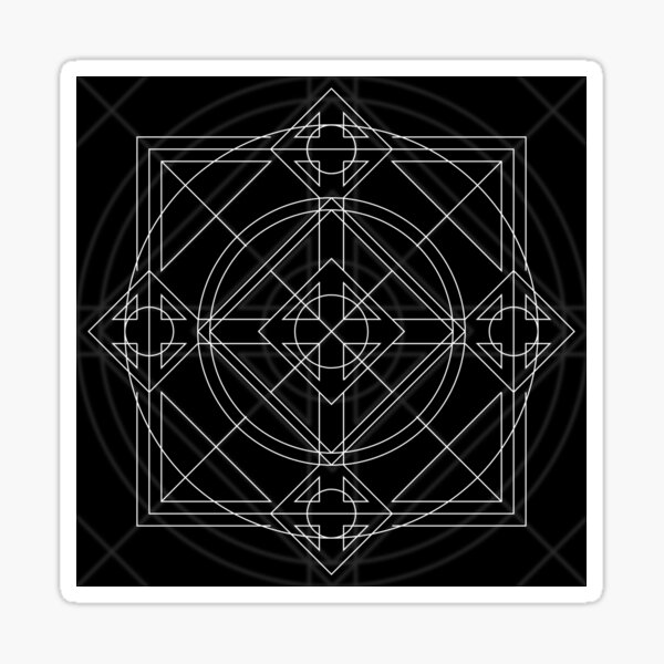Symmetrically Abstract Sticker