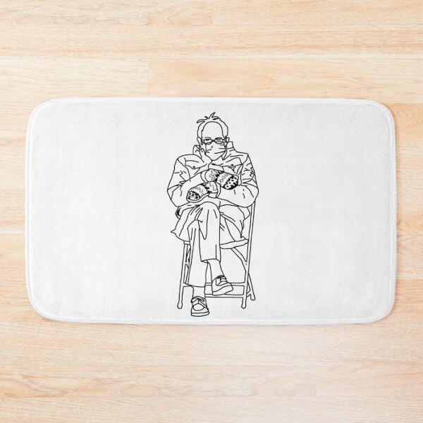 Item preview, Bernie Mittens at the Inauguration 2021 designed and sold by Lindas Lineas.