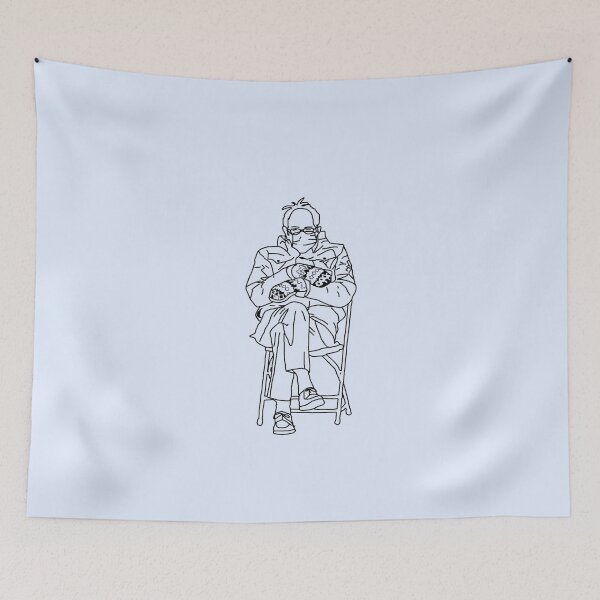 Item preview, Bernie Mittens at the Inauguration 2021 designed and sold by Lindas Lineas.