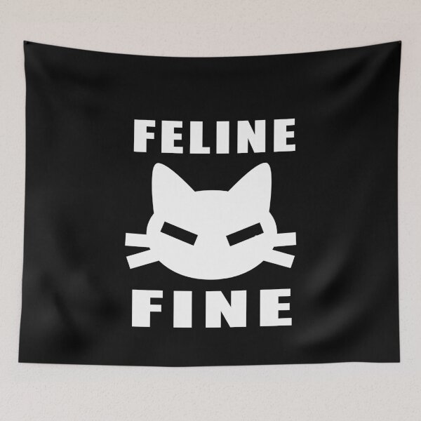 Item preview, Feline Fine designed and sold by HoneyBadgerBox.