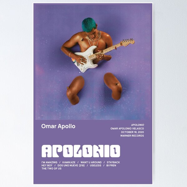 Item preview, Omar Apollo - Apolonio Tracklist designed and sold by czrk.