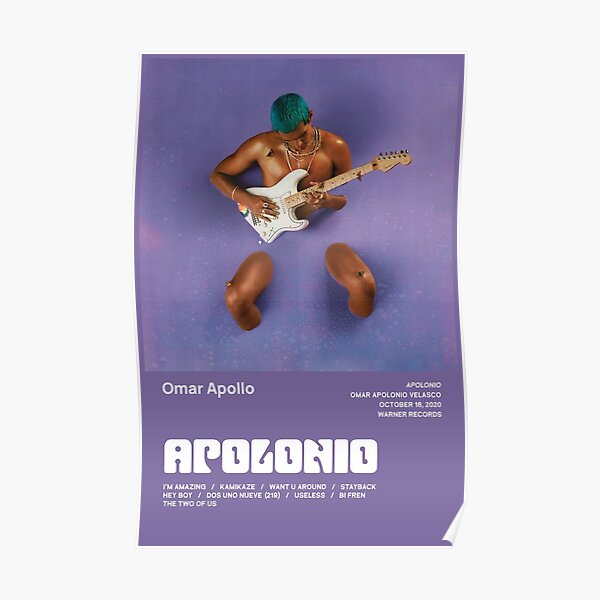 Omar Apollo - Apolonio Tracklist Poster