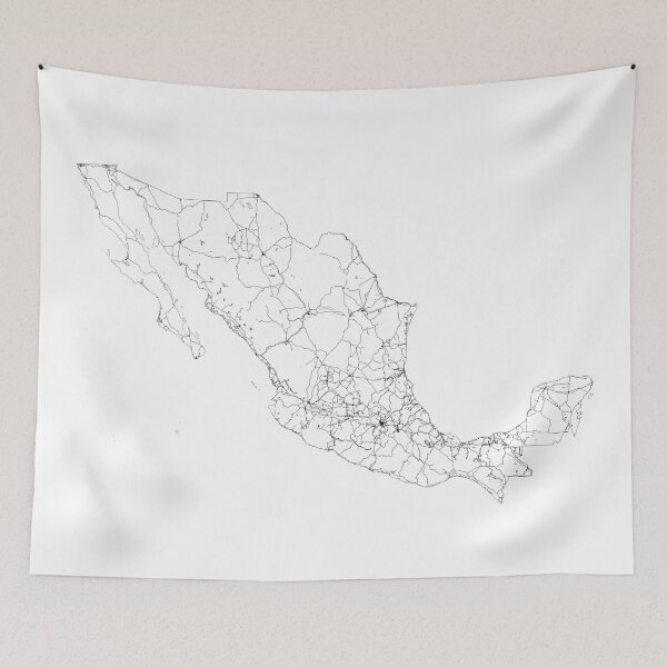 Item preview, Mexico Map, Art Print By LandSartprints designed and sold by LandSartprints.