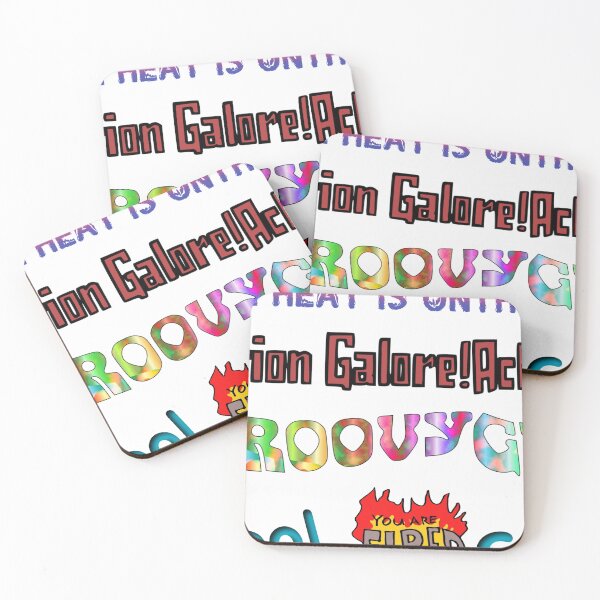 Item preview, Cool, You are fired, the heat is on, action galore, groovy Designs Multipack designed and sold by Click-Like.