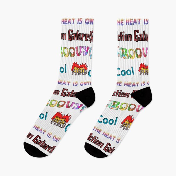 Item preview, Cool, You are fired, the heat is on, action galore, groovy Designs Multipack designed and sold by Click-Like.