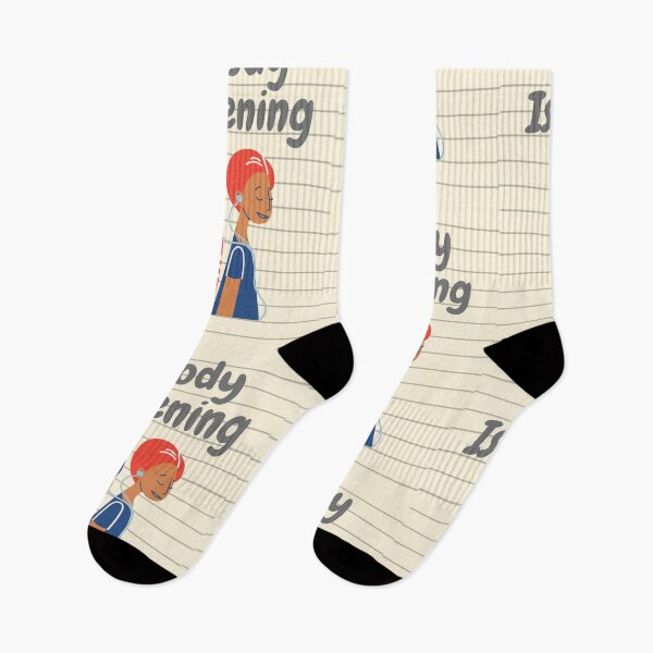 Item preview, nobody is listening designed and sold by kajalkanojia.