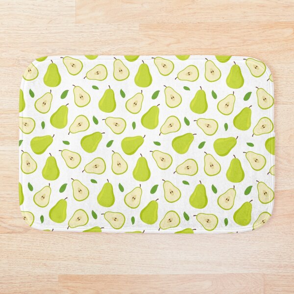 Item preview, Cute Juicy Green Pear Pattern designed and sold by ButterandCheese.