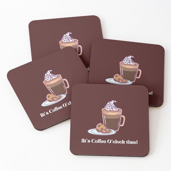 Item preview, It's coffee o'clock time designed and sold by AllureVisions.