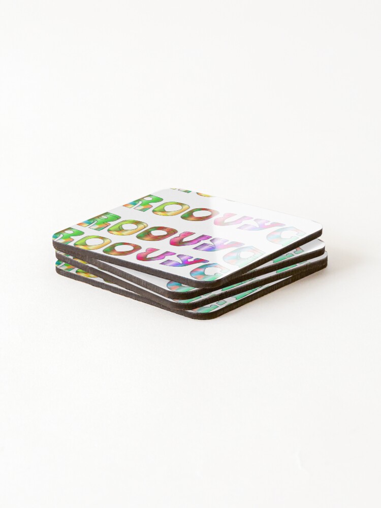 Thumbnail 4 of 5, Coasters (Set of 4), Groovy Designs Multipack designed and sold by Click-Like.