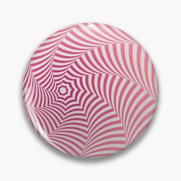 Item preview, Ilusión óptica de abolladura de gradación rosa sobre fondo beige designed and sold by MarkStudio.